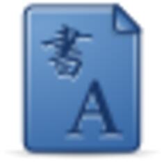 Mime type font