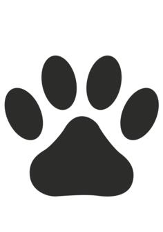 Dog footprint