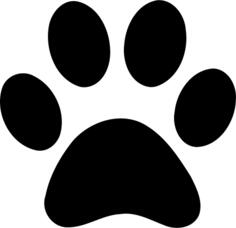 Paw silhouette
