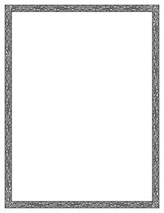 Black wooden frame
