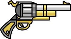 Glossy revolver