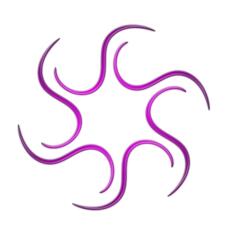 Purple ornament