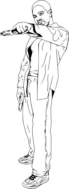 Guy with gun