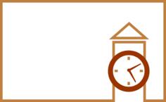 Clock tower frame