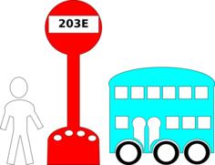 Bus station icons