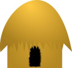 Simple hut