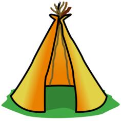 Cartoon teepee