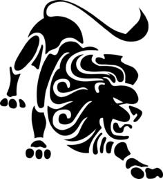 Leo drawing silhouette