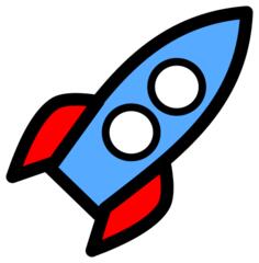 Two-window rocket