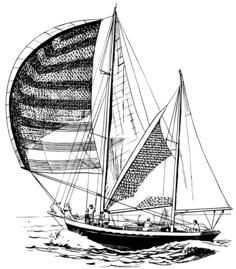 Windy sailing