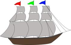 Gray ship