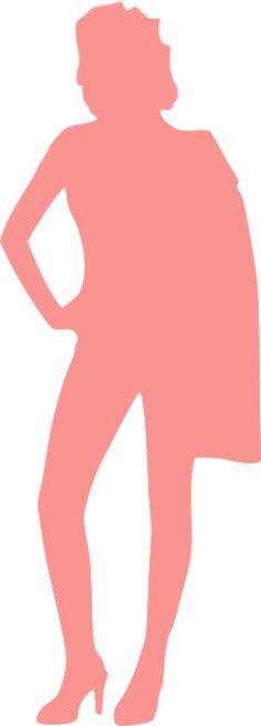 Pink posing lady