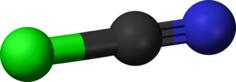3D image of cyanogen chloride