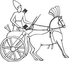 Egyptian chariot image
