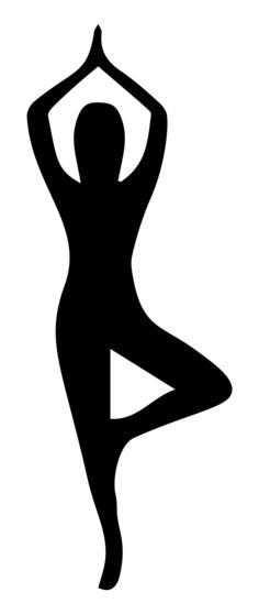 Yoga pose logo