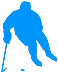 Hockey silhouette