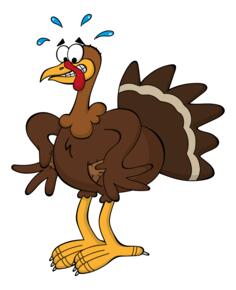 Cartoon turkey