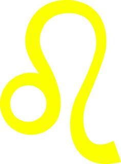 Yellow leo sign