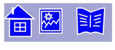 Three web icons