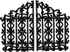 Iron gate