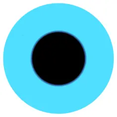 blue eye pupil