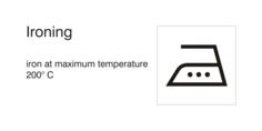 Ironing symbol