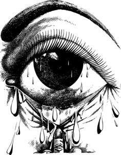 Crying eye