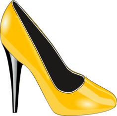 Gold shoe