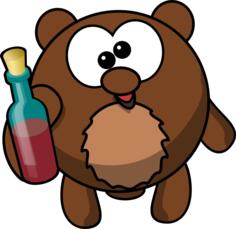 Drunk bear