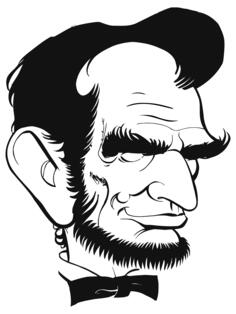 Abraham Lincoln caricature