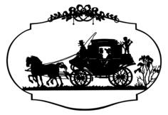 Vintage horse and carriage