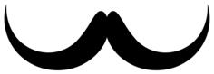 Black mustache