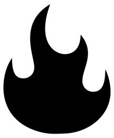 Fire silhouette