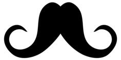 Mustache silhouette