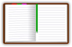 Opened notebook