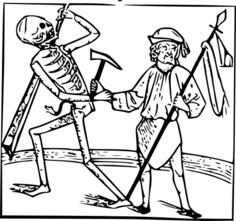 Medieval death dance