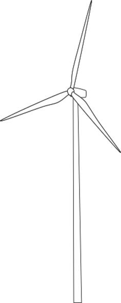 Wind turbine sketch