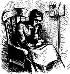 Lonely woman