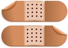 Two bandages