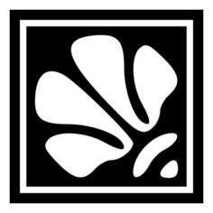 Decorative square flower