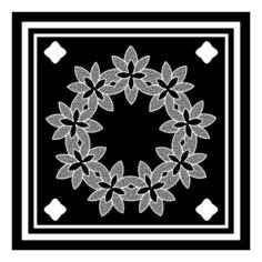 Gray flower decoration