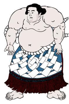 Fat Sumo wrestler