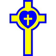 Lutheran colorful cross