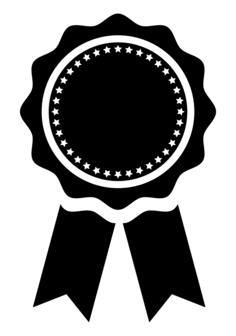 Ribbon silhouette
