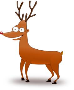Funny reindeer