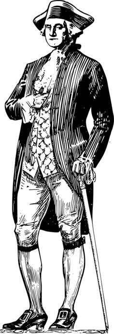 George Washington standing
