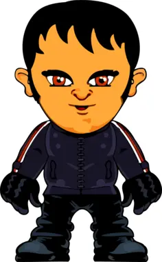 Vampire biker