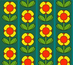 Retro flowers