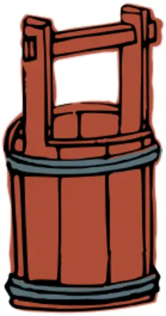 Wooden bucket