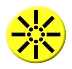 Self-centered button